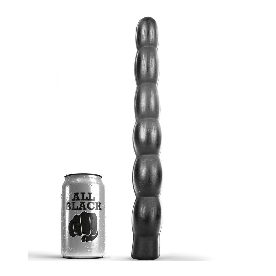 ALL BLACK - ANAL DILDO 32 CM
